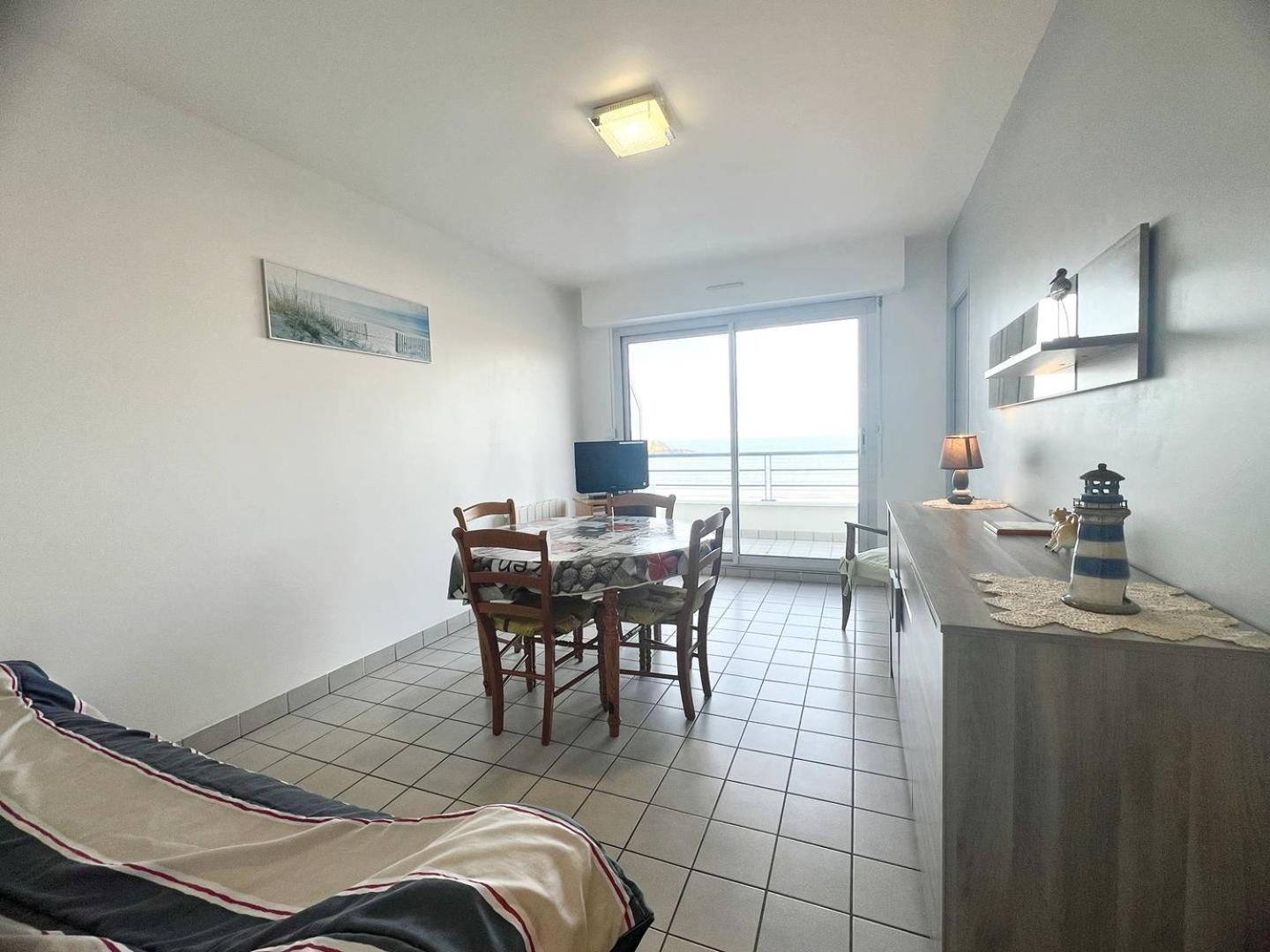 514 - Appartement 1 Chambre Vue Mer En Bordure De La Plage Du Centre D'厄尔奇 外观 照片