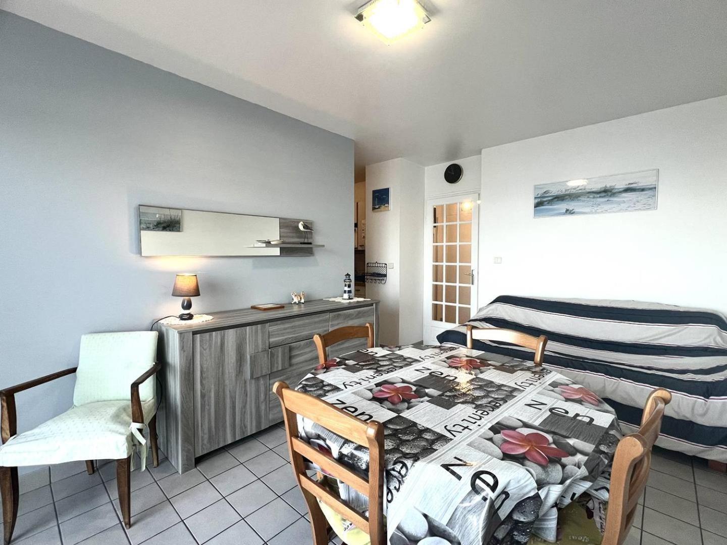 514 - Appartement 1 Chambre Vue Mer En Bordure De La Plage Du Centre D'厄尔奇 外观 照片